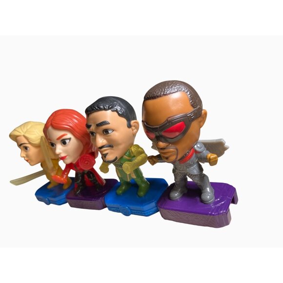 McDonald's Marvel Eternals kids meal toys  Set Of 4 Superheroes  Collectible Fig - Picture 8 of 11